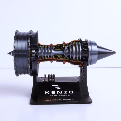 Jet Engine Business Card Holder