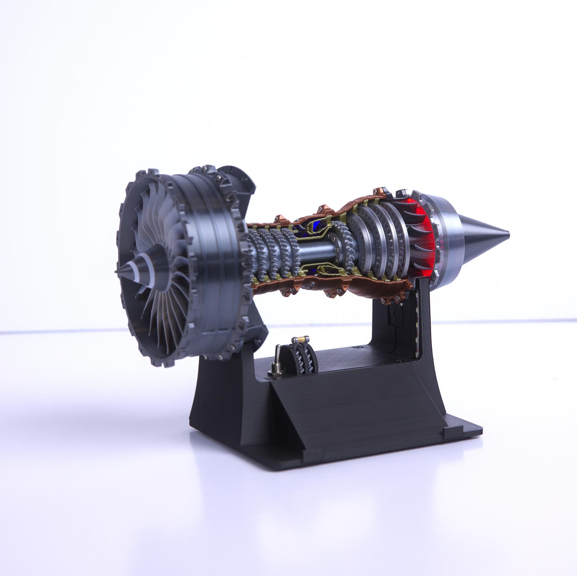 Jet Engine Business Card Holder