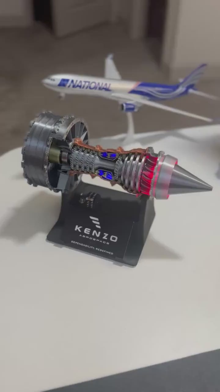 Jet Engine Business Card Holder
